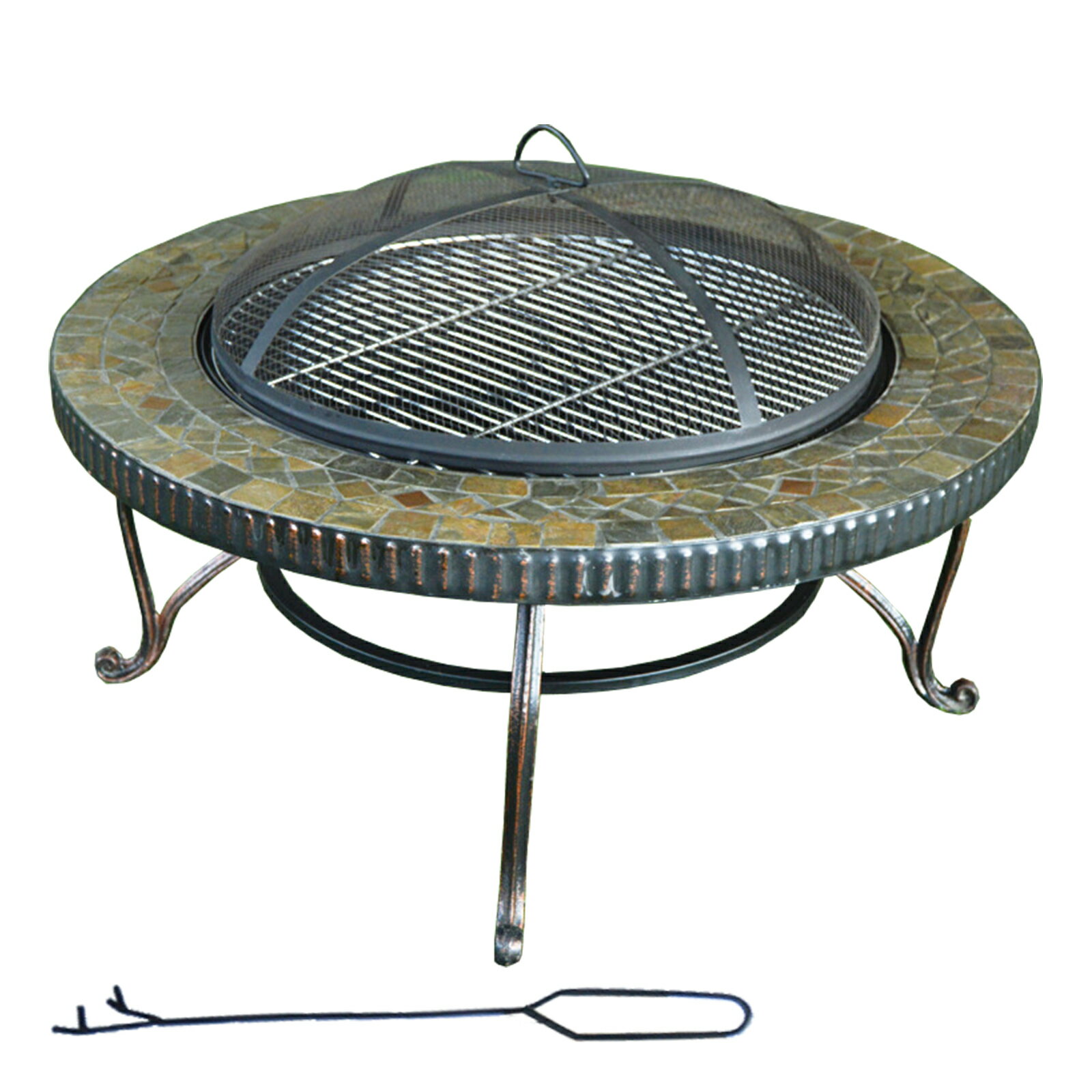 バーベキューコンロ テーブル 囲炉裏 丸形 大人数 耐熱性 自宅 庭 家庭用 ファイヤーピット おしゃれ 焚き火台 グリル 焚火台 キャンプ用 bbqコンロ 大型 bbqテーブル bbqグリル アウトドア キャンプ バーベキューテーブル