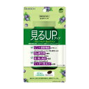 【在庫処分セール 賞味期限2025年7月】見るUP(アップ) ブルーベリー&ルテイン 40粒 ユニマットリケン