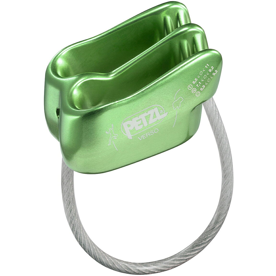 登山・クライミング専門店シャモニのビレイデバイス【PETZL ペツル ベルソ】D019AA 軽量 人気 クライミング/｜アングル2