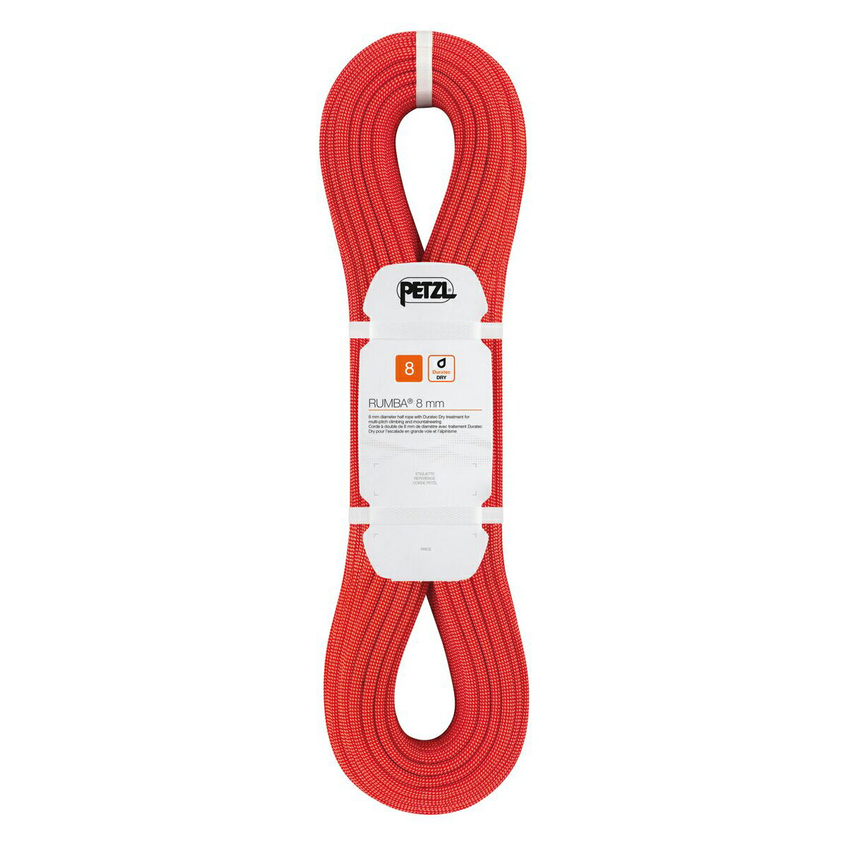 クライミング用ロープ【PETZL ペツル ルンバ 60m】送料無料 R21B60 ドライ 軽量 ダブルロープ ツインロープ