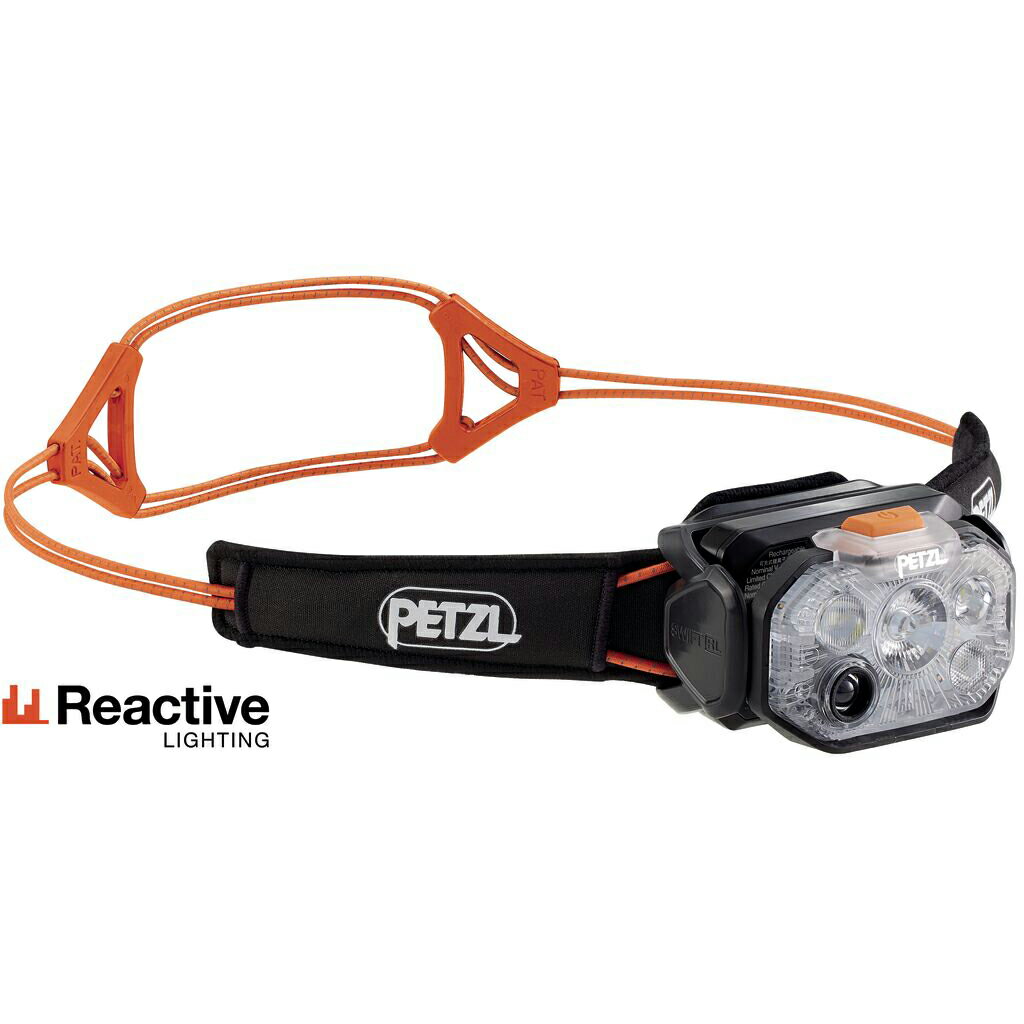 헤드 램프 [PETZL 페툴 스위프트 RL] 무료 배송 E095BC 경량 방수 충전식 등산 트레킹 방재