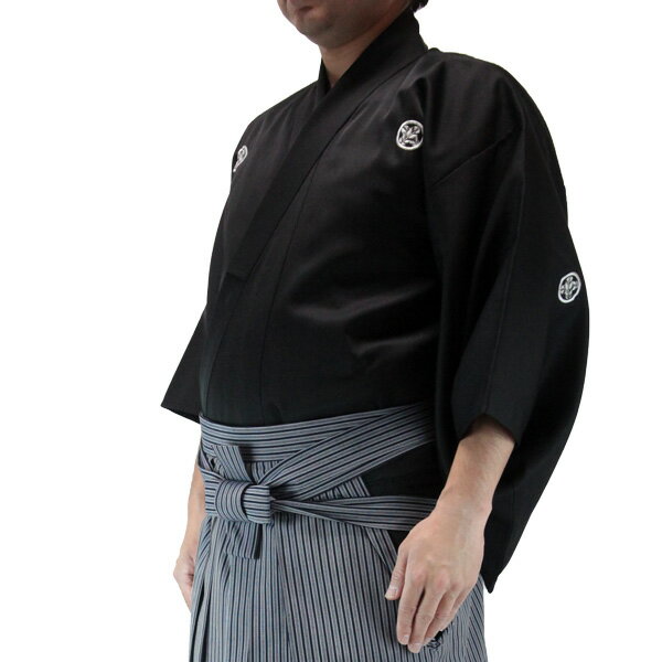 最高級ポリエステル 居合道衣 紋付用着物袖 上衣（※家紋刺繍別売） 【居合道 居合道着 居合道衣 上衣】
