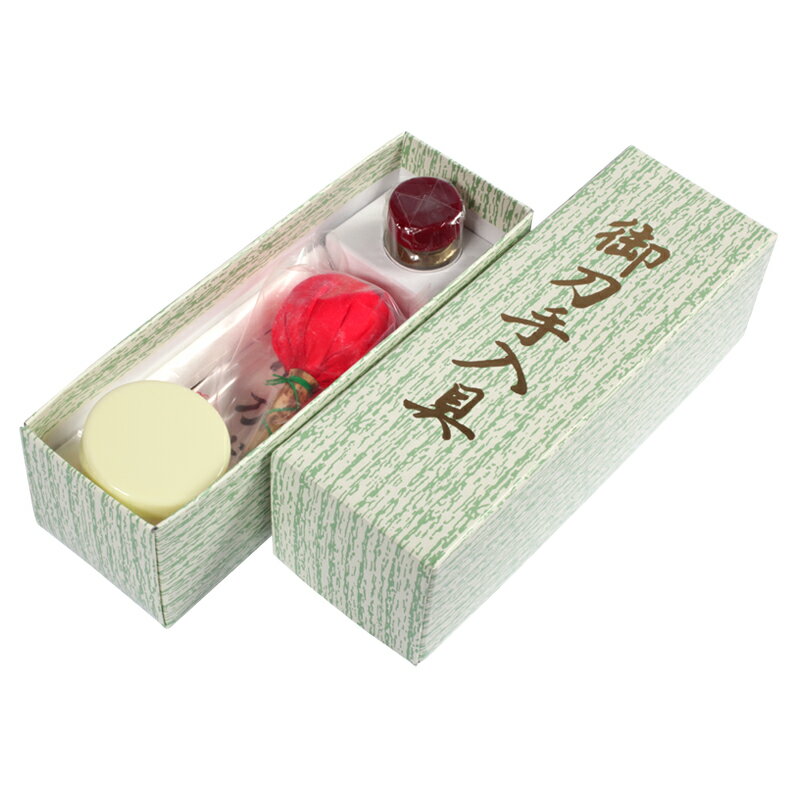 並製刀剣用手入用具 紙箱入【居合道具】
