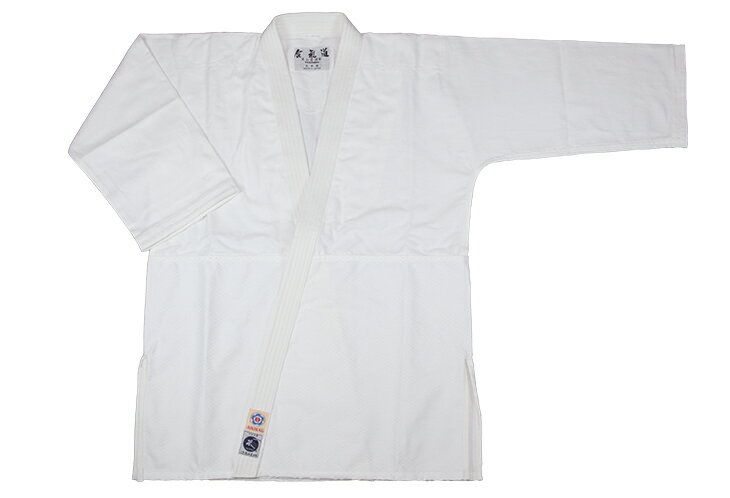 Aikido Inseams - [2026演武大会セール]最高級夏用薄型一重織刺合気道衣「涼風（すずか） 弐」上衣【合気道着 合気道衣 合気道 道着】[復刻　5/23(土)～予約開始]