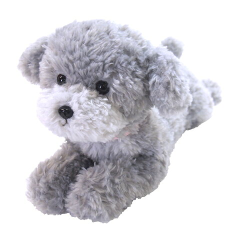 Dog - 【新品】ひざわんこ トイプードル グレー Sサイズ【送料別。宅配便】ぬいぐるみ　ファンシー　プレゼント　子育て　ギフト　犬　いぬ　イヌ