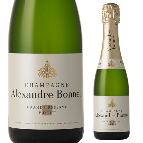 【ラベル不良】訳あり価格アレクサンドル ボネ グラン レゼルヴ ハーフ 375ml[シャンパン][シャンパーニュ][champagne Alexandre bonnet] 虎