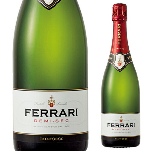 【800円OFFクーポン7/15限定】SP フェッラーリ ドゥミ セック 正規品 750ml イタリア やや甘口 白 シャルドネ スパークリングワイン スプマンテ デミセック 浜運Aのサムネイル
