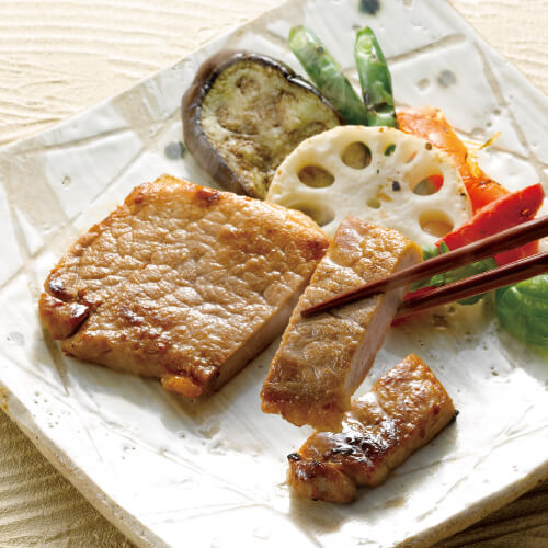 送料無料「祇園さゝ木」黒豚の金山寺みそ漬け＜もも肉＞100g(もも肉80g・たれ20g)×4枚 京都 祇園 サニ..