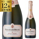 【800円OFFクーポン7/15限定】1本あたり2,750 円(税込) 送料無料 グラハムベック ブリュット ロゼ NV 750ml 12本入南アフリカ 辛口 ロゼ泡 ピノノワールシャルドネ スパークリングワイン ケース 長S