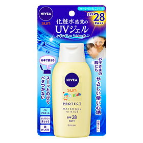 【5月15日限定！当店ポイント5倍セール】花王 ニベアUV プロテクトウォータージェル こども用 SPF28++120g【ノンアルコール】【無香料..