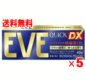 【第(2)類医薬品】イブクイック頭痛薬DX　40錠×5個セット 1