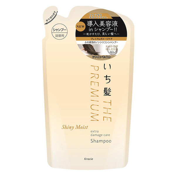 いち髪 ザプレミアムエクストラダメージケア シャンプー シャイニーモイスト 詰め替え 340ml