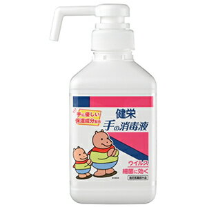 商品の特長 ●有効成分塩化ベンザルコニウム0．05w／v％とエタノールのはたらきで手指・皮膚の消毒効果を発揮します。 ●アラントイン、グリセリン、尿素などの湿潤剤を配合。健栄製薬が得意とする、しっかり殺菌・消毒をしながら、1日に何度も消毒しても手が荒れにくい処方設計になっています。 内容量 300ml 効能・効果 手指・皮ふの洗浄・消毒 用法・用量・使用方法 適宜、本品を適量とり、手指・皮膚に塗布または塗擦してください。 使用上の注意 ・定められた用法、用量を厳守してください。 ・外用にのみ使用し、内服しないでください ・目に入らないよう注意してください。万一目に入った場合は、すぐに水またはぬるま湯で洗い流し、直ちに眼科医の診察を受けてください。 ・小児に使用させる場合には、保護者の指導監督のもとで使用させてください。 ・局所刺激作用があるので、軽く塗るだけにとどめ、脱脂綿、ガーゼ等に浸して患部に貼付しないでください。 ・過度または同一部位に反復使用した場合には、脱脂等による皮膚荒れを起こすことがあるので注意してください。 成分 有効成分：100mL中　ベンザルコニウム塩化物　0．05g　含有 添加物：トコフェロール酢酸エステル、アラントイン、グリセリン、尿素、エタノール 性状：エタノール（日局エタノール68vol％）を含有する無色澄明の液です。 文責 登録販売者　大西隆之 広告文責 (株)フェリックスコーポレーションお客様専用ダイヤル 06-6556-6663 製造販売元 健栄製薬株式会社 区分 日本製・医薬部外品 　　