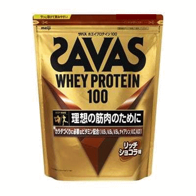 ザバス(SAVAS) ホエイプロテイン100 リッチショコラ味 2200g 【プロテイン】