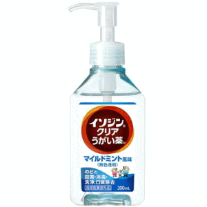 イソジンクリアうがい薬M(マイルドミント風味) 200ml　指定医薬部外品