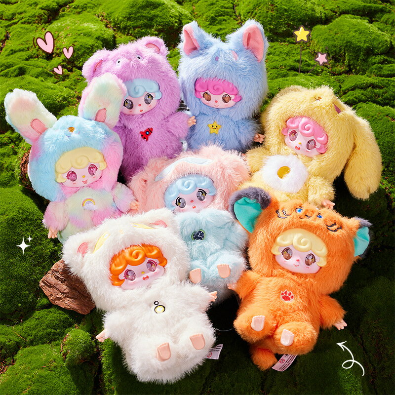 乐天商城 - 【新発売】AI 搭載 おしゃべりぬいぐるみ ブラインドボックス｜多言語切替・学習記憶・感情認識搭載 成長伴侶トイ 全 3 種＋シークレット【送料無料】
