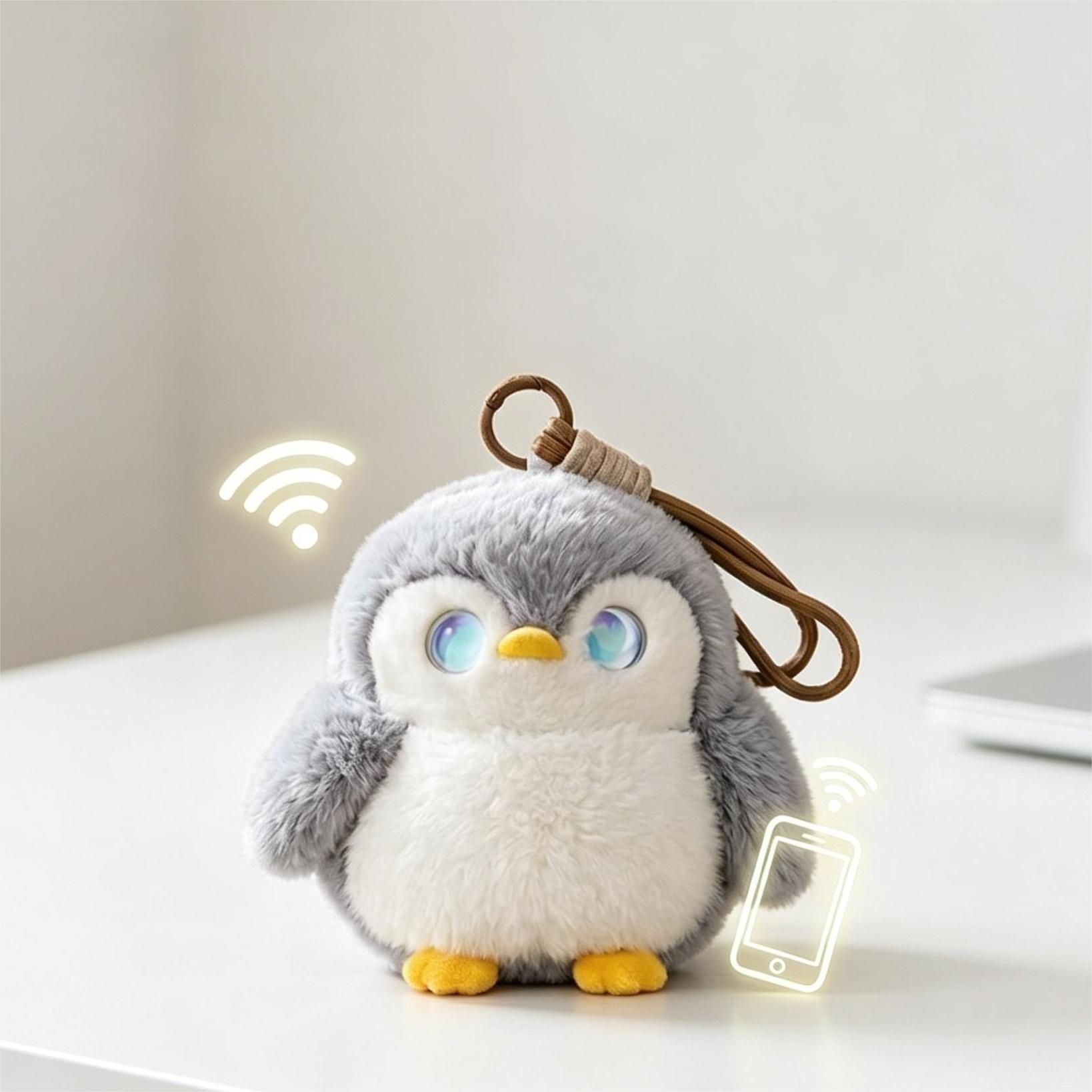 English - 知育玩具 AI コミュニケーションロボット ペンギンしゃべるぬいぐるみ 66 言語英会話学習 ChatGPT 音声対話 アプリ連動 キッズ贈り物 誕生日クリスマスギフト