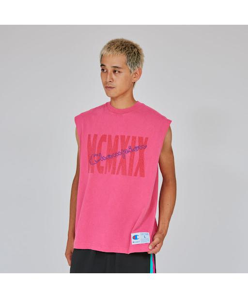 樂天商城 - 【公式】チャンピオン Champion スリーブレス Tシャツ 26SS アクションスタイル (C3-D337)★ メンズ レディース ユニセックス トップス 袖なし ノースリーブ