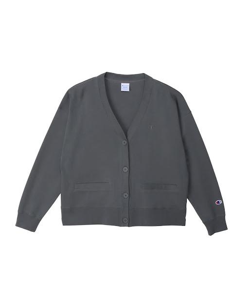 [Official] Champion Women's Cardigan 25FW (CW-C408) - Women's Sweatshirt Cardigan Outerwear - Cotton Smooth Material