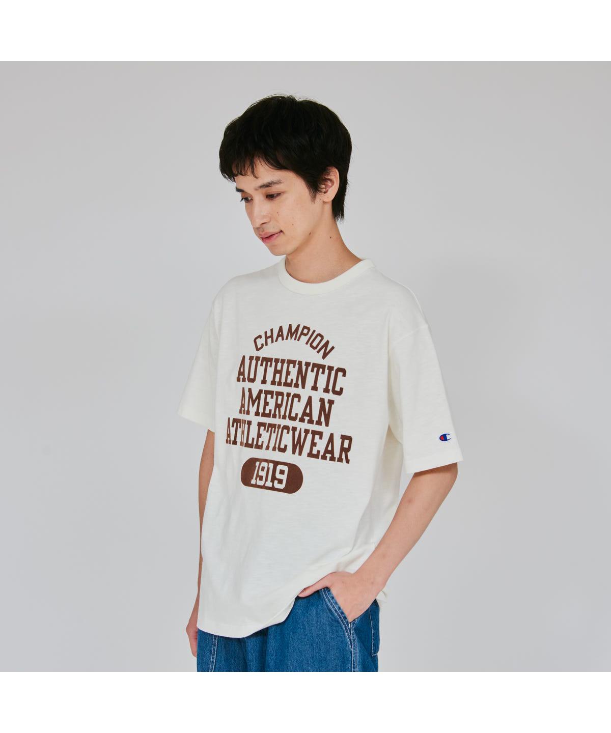 乐天商城 - 【公式】チャンピオン Champion ショートスリーブ Tシャツ 26SS メンズカジュアル (C3-D323)★ メンズ レディース ユニセックス トップス 半袖 Tシャツ