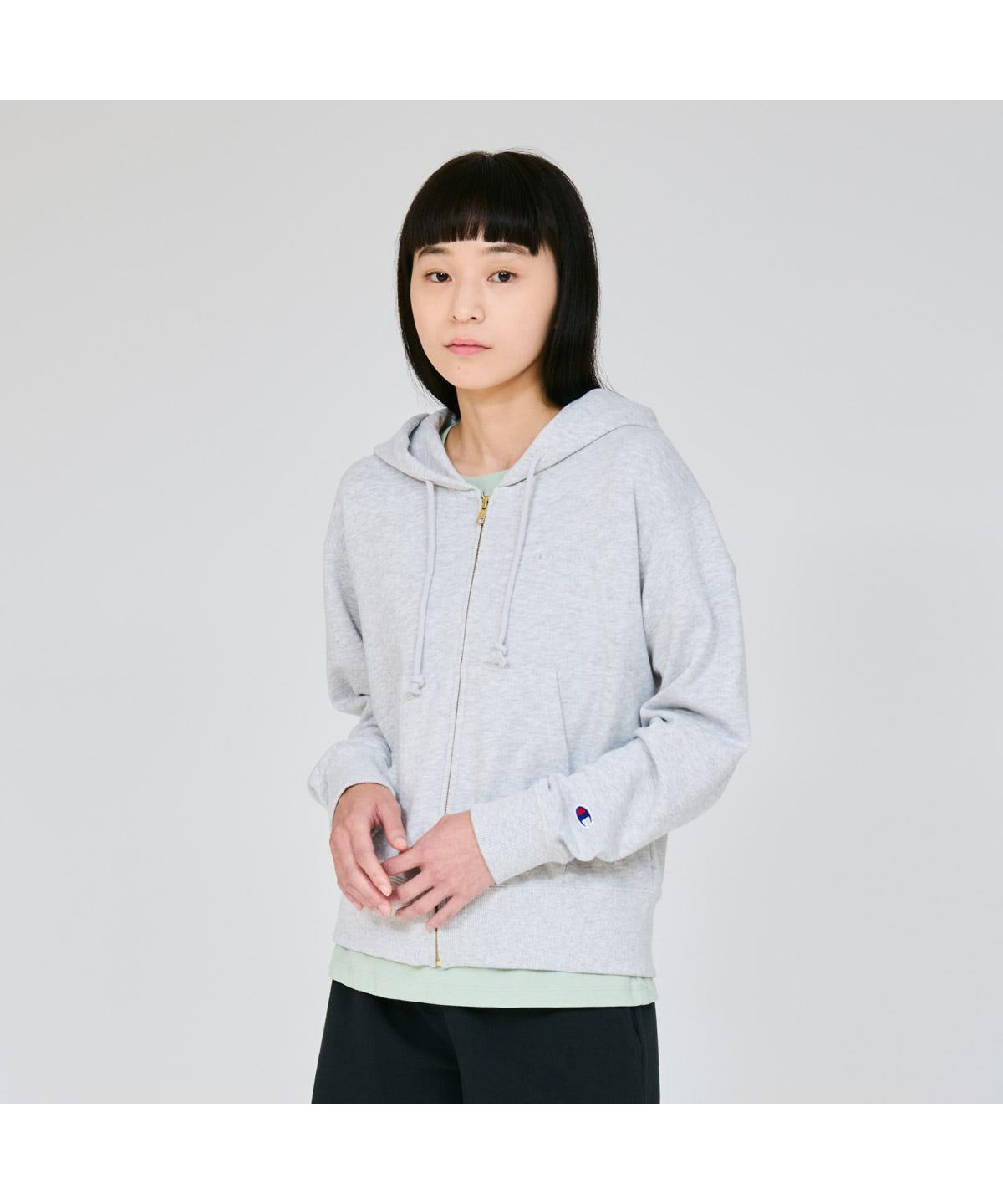 樂天商城 - 【公式】チャンピオン Champion ウィメンズ ジップフーデッドスウェットシャツ 26SS (CW-D103)★ レディース ジャケット アウター 羽織 カーディガン スウェット トレーナー sweat