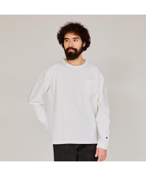 《お買物マラソン 10%OFF》《セール》【公式】チャンピオン Champion ティーテンイレブン ロングスリーブポケットTシャツ 24FW MADE IN USA (C5-P401)★長袖 ポケT T1011 ヘビーウェイト ロンT メンズ レディース US 無地 厚手生地 アメカジ 定番 championstore-10003913 Champion公式楽天市場店 パッケージ画像