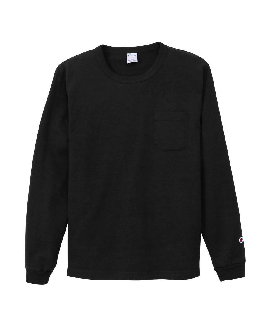 《お買物マラソン 10%OFF》《セール》【公式】チャンピオン Champion ティーテンイレブン ロングスリーブポケットTシャツ 24FW MADE IN USA (C5-P401)★長袖 ポケT T1011 ヘビーウェイト ロンT メンズ レディース US 無地 厚手生地 アメカジ 定番 championstore-10003913 Champion公式楽天市場店 サンプル画像2