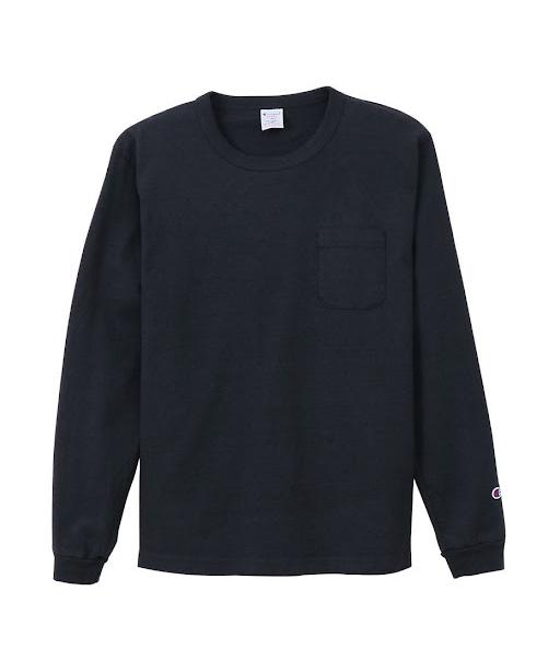 《お買物マラソン 10%OFF》《セール》【公式】チャンピオン Champion ティーテンイレブン ロングスリーブポケットTシャツ 24FW MADE IN USA (C5-P401)★長袖 ポケT T1011 ヘビーウェイト ロンT メンズ レディース US 無地 厚手生地 アメカジ 定番 championstore-10003913 Champion公式楽天市場店 サンプル画像3