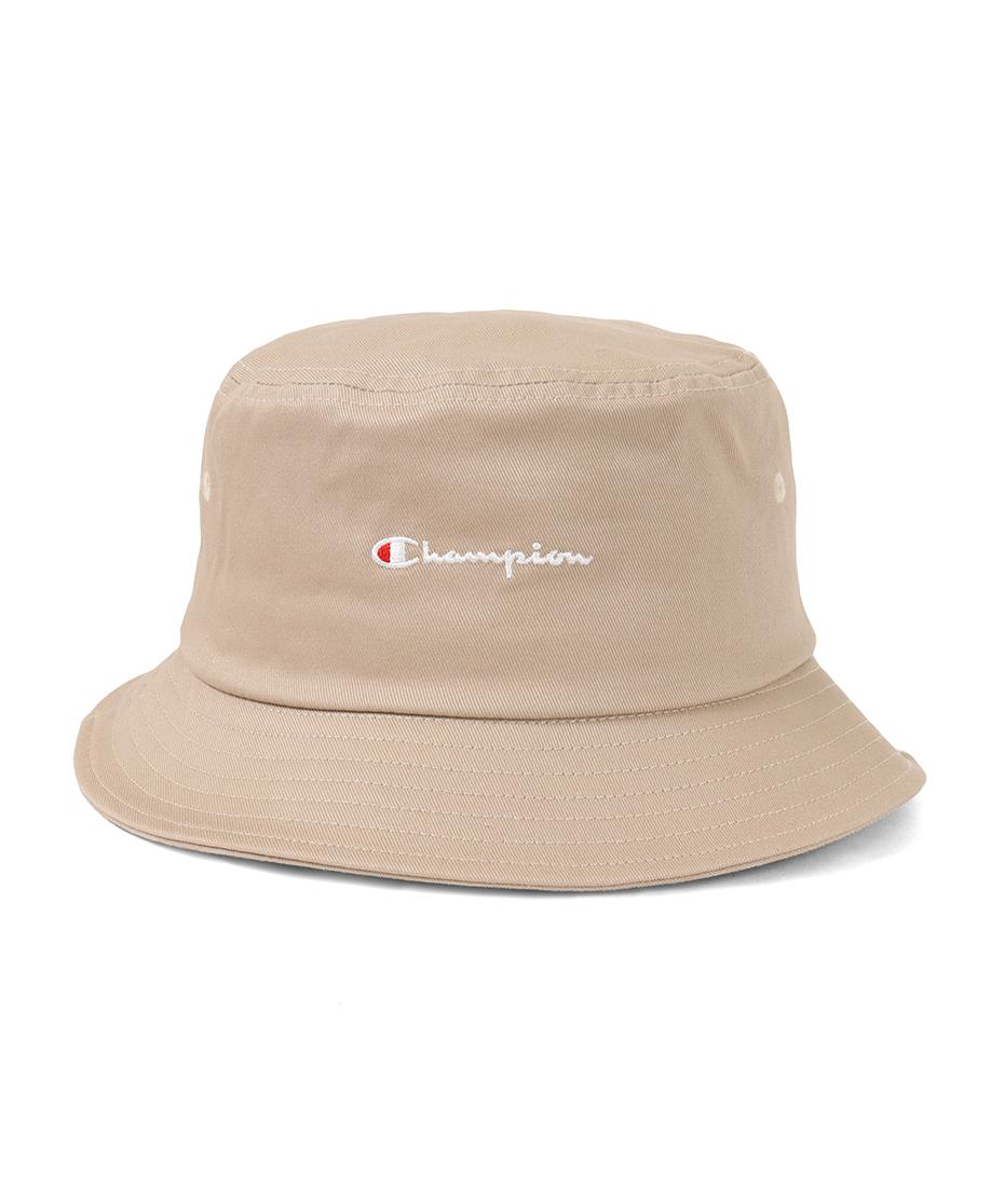 チャンピオン Champion スクリプト バケットハット 24SS (587-006A)★ メンズ レディース ユニセックス 帽子 ハット 無地 UV対策 日除け アウトドア ゴルフ