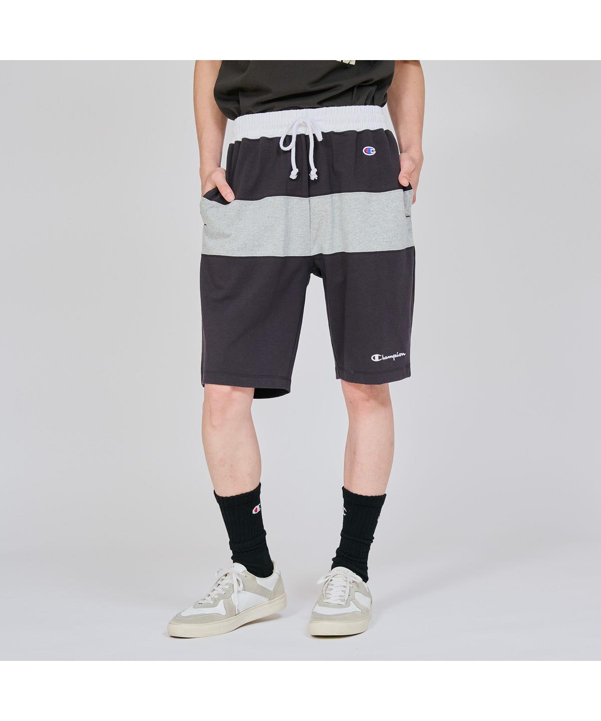 幻の99年製】USA製 Champion スウェットショートパンツ ブラック