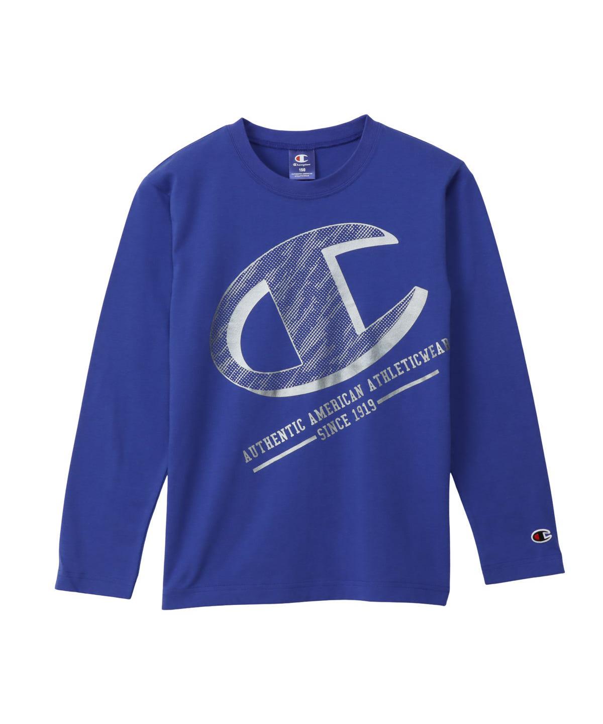《セール》【公式】チャンピオン Champion キッズ ロングスリーブ Tシャツ 25FW スクールボーイズ (CK-CS408)★ スポーツ 子供 子ども ジュニア こども 子供服 キッズ服 キッズ トレーニング championstore-10008836 Champion公式楽天市場店 サンプル画像3