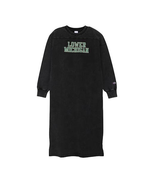 《10%OFFクーポン》《セール》【公式】チャンピオン Champion ウィメンズ ワンピースドレス 25FW (CW-C402)★ メンズ レディース ロンT 長袖 championstore-10008990 Champion公式楽天市場店 サンプル画像2