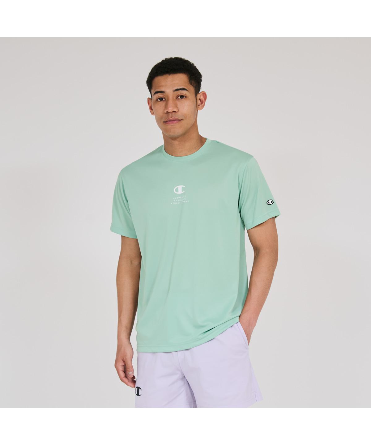 【公式】チャンピオン Champion ショートスリーブ Tシャツ バレーボール (C3-EV326)★ VOLLEYBALL バレー メンズ レディース ユニセックス チーム スポーツ ジム トレーニング 速乾 持続冷感 通気性 抗菌防臭