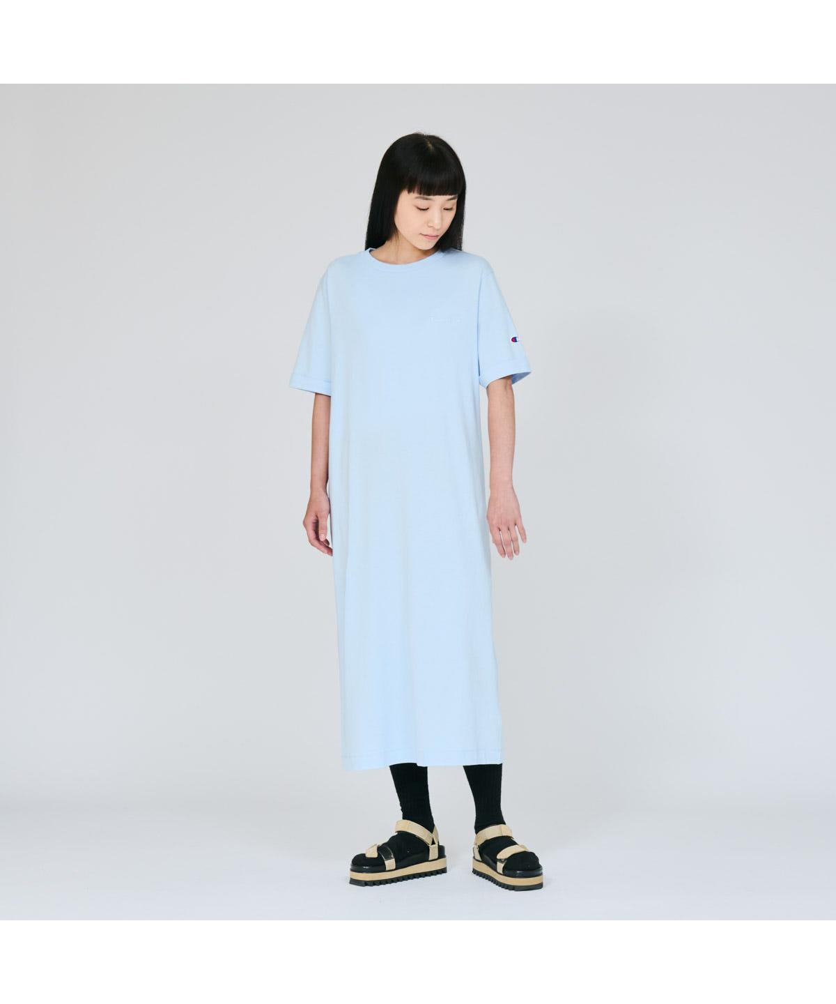 [Sale] [Official] Champion Women's Dress 26SS (CW-D313) Ladies' Dress Short Sleeve T-Shirt Dress Long Dress
