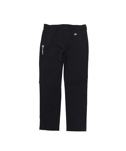 摩擦に強く、ストレッチ性を備えた機能素材「CORDURA&reg;」を使用したロングパンツです。厚すぎず、薄すぎない適度な厚みで、シーズンを通して着用可能です。ポケットに物を収納することが多く、プレー中にしゃがみこむことも多いゴルフシーンに適したゆったりめにデザインした腰周りが特長。ウエストはフィット感を高めるゴム入り仕様。裾上げする手間の少ない適度な股下設定で、裾に向かって細く仕上げた、すっきり見えるテーパードシルエットです。右前腿にChampion（チャンピオン）ロゴを刺繍しています。後部にはオリジナルDカン付き。 【重要】追加のご注文や複数のご注文の発送について ご注文完了後の追加注文・複数の注文を1つにまとめて発送することはできません。 ご注文完了前に、ご注文内容・個数をご確認ください。・メーカー希望小売価格はメーカーカタログに基づいて掲載していますブラック オフホワイト チャコール ネイビー ディープグリーン 素材 Stretch Twillナイロン97% ポリウレタン3% 製造国 ベトナム サイズSMLXLウエスト囲76cm80cm84cm88cm 平置きでの裾口幅17cm17.5cm18cm18.5cm 渡り幅31cm32cm33cm34cm 股上26.5cm27.5cm28.5cm29.5cm 股下70cm72cm74cm76cm サイズはアメリカ企画サイズではなく、日本企画サイズです。 実際のサイズと若干の誤差が生じる場合がございます。 弊社では±2cmまでを許容範囲としております。 洗濯により若干の縮みがございます。 モニタなどの環境で、写真と実際の商品とは色が多少異なる場合があります。