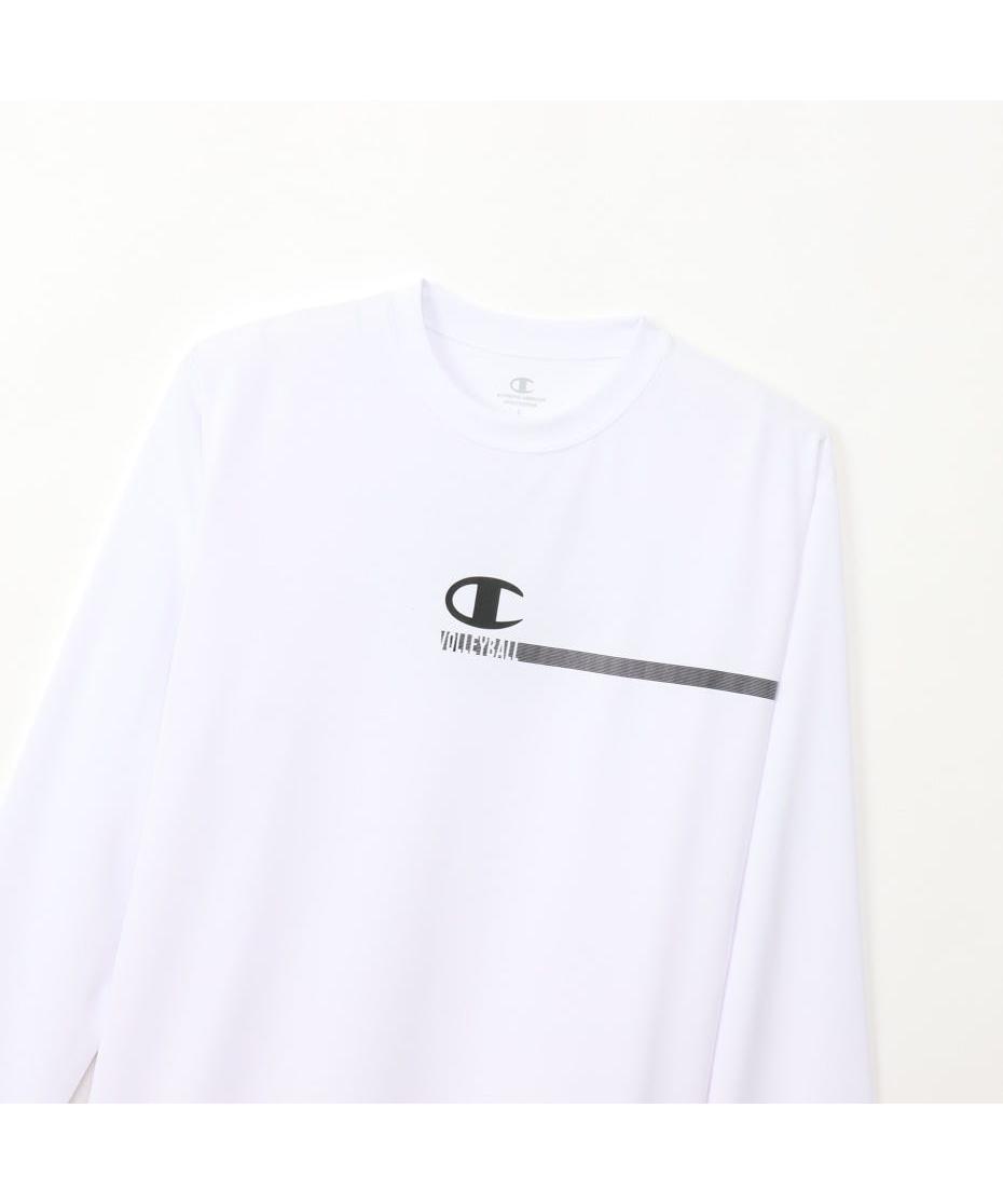 《セール》【公式】チャンピオン【抗菌 防臭 速乾】Champion ロングスリーブシャツ 24FW バレーボール (C3-AV402)★ volleyball バレー スポーツ ユニセックス レディース メンズ トレーニング championstore-10002955 Champion公式楽天市場店 サンプル画像2