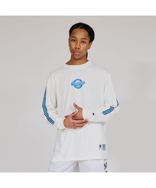 [Sale] [Official] Champion Long Sleeve T-Shirt 25FW LEGACY COLLECTION (C3-CB454) Basketball Team Sports Unisex Women's Men's Long Sleeve T-Shirt