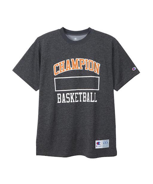 《10%OFFクーポン》《セール》【公式】チャンピオン【抗菌 防臭 速乾】Champion ショートスリーブ Tシャツ 23FW CAGERS (C3-YB355)★ バスケットボール バスケ ウエア ミニバス バスケウエア