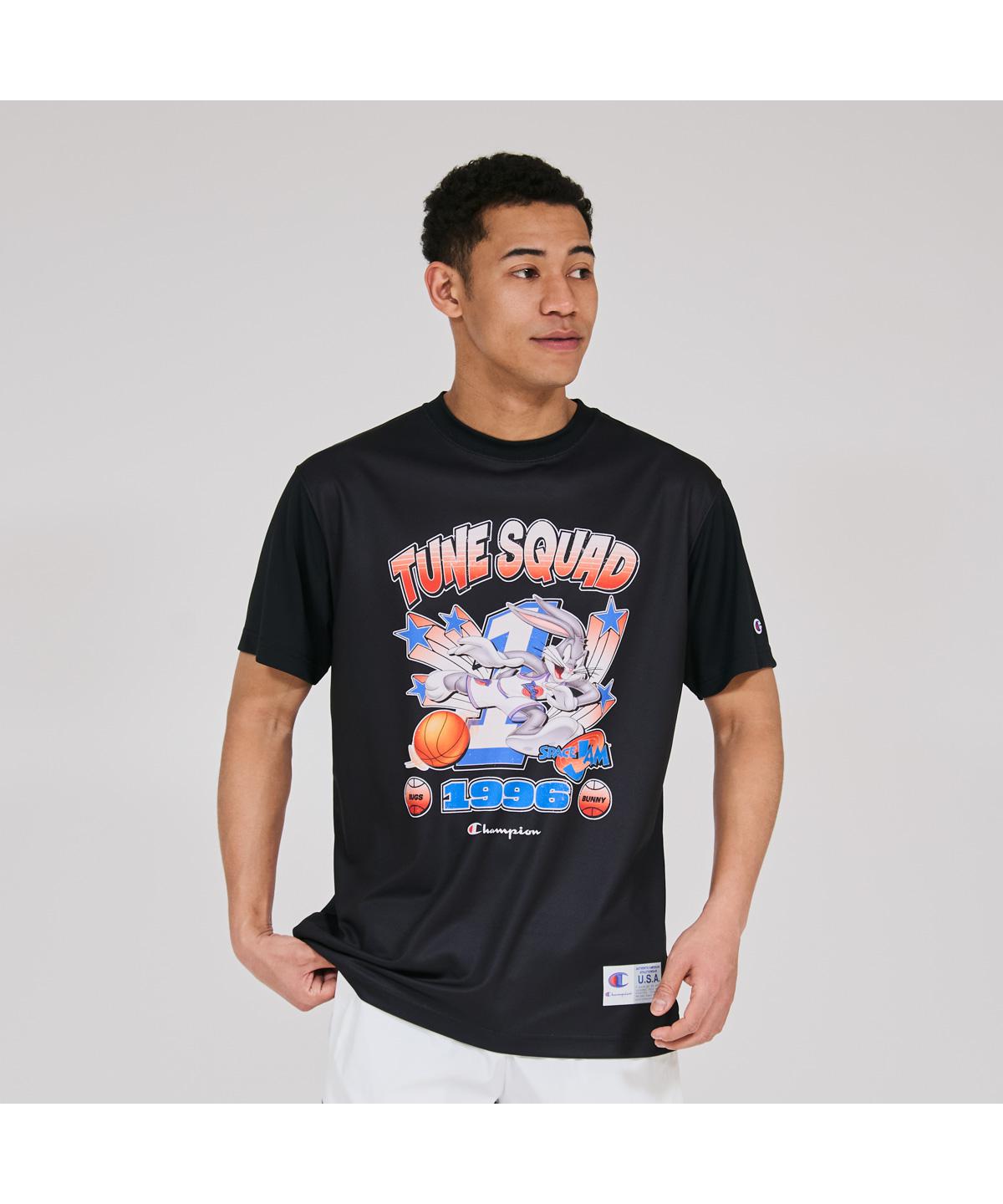 【公式】チャンピオン Champion ショートスリーブ Tシャツ BASKETBALL (C3-EB358)★ バスケットボール バスケ メンズ レディース ユニセックス チーム スポーツ トレーニング ジム 速乾 抗菌防臭
