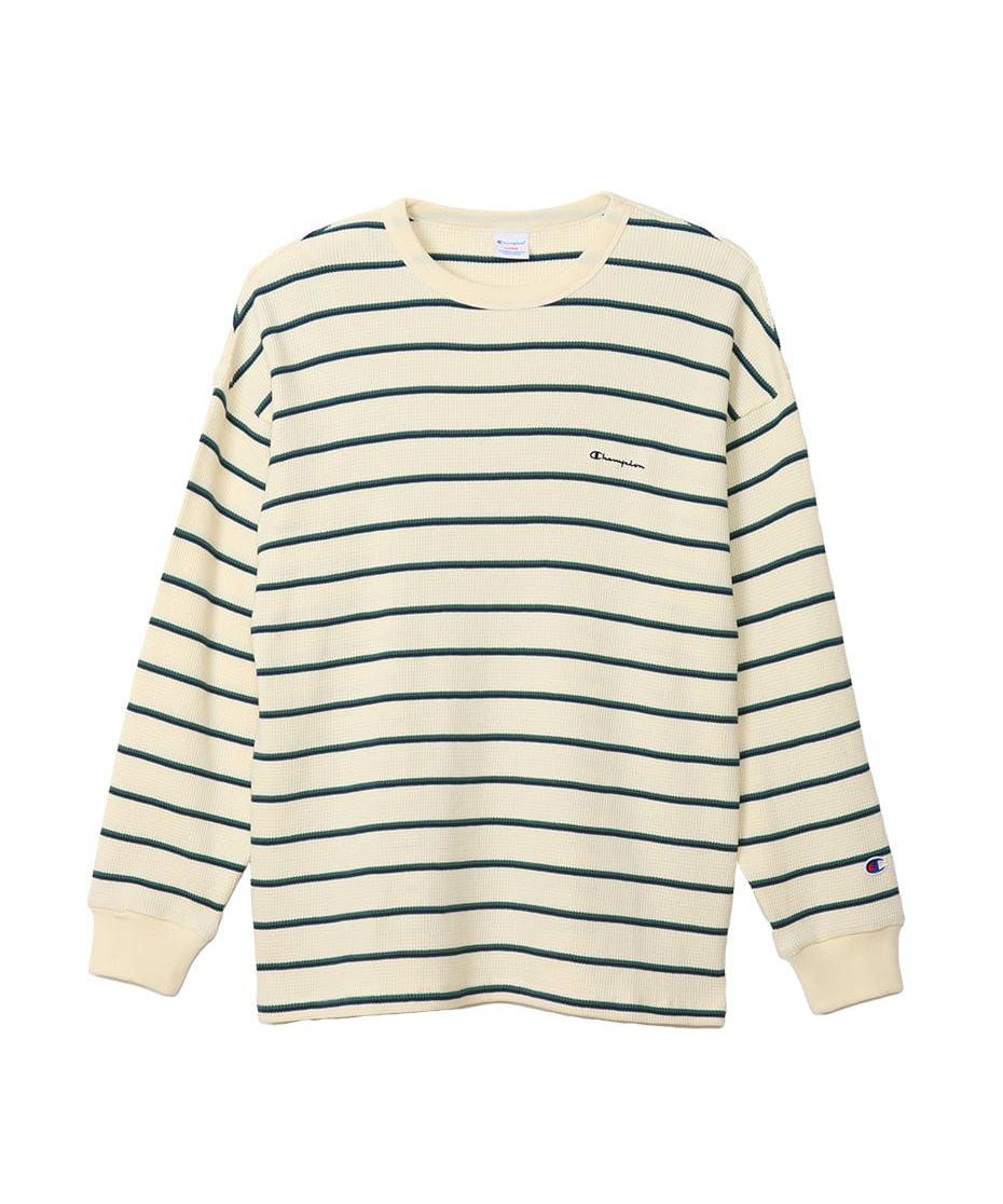 《セール》【公式】チャンピオン Champion ボーダーロングスリーブ Tシャツ 24FW ...
