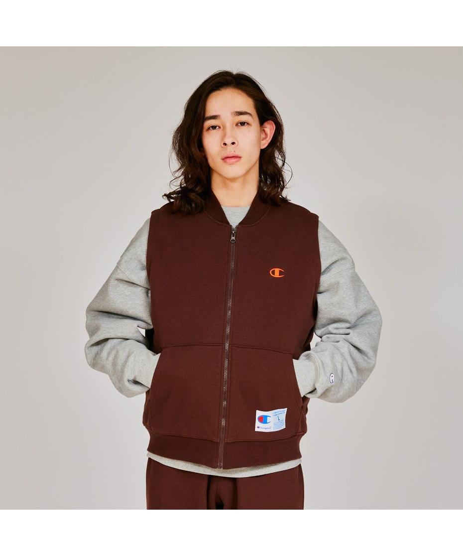[Sale] [Official] Champion Zip Vest 24FW Action Style (C3-A619) Men's Women's Unisex Outerwear Jacket