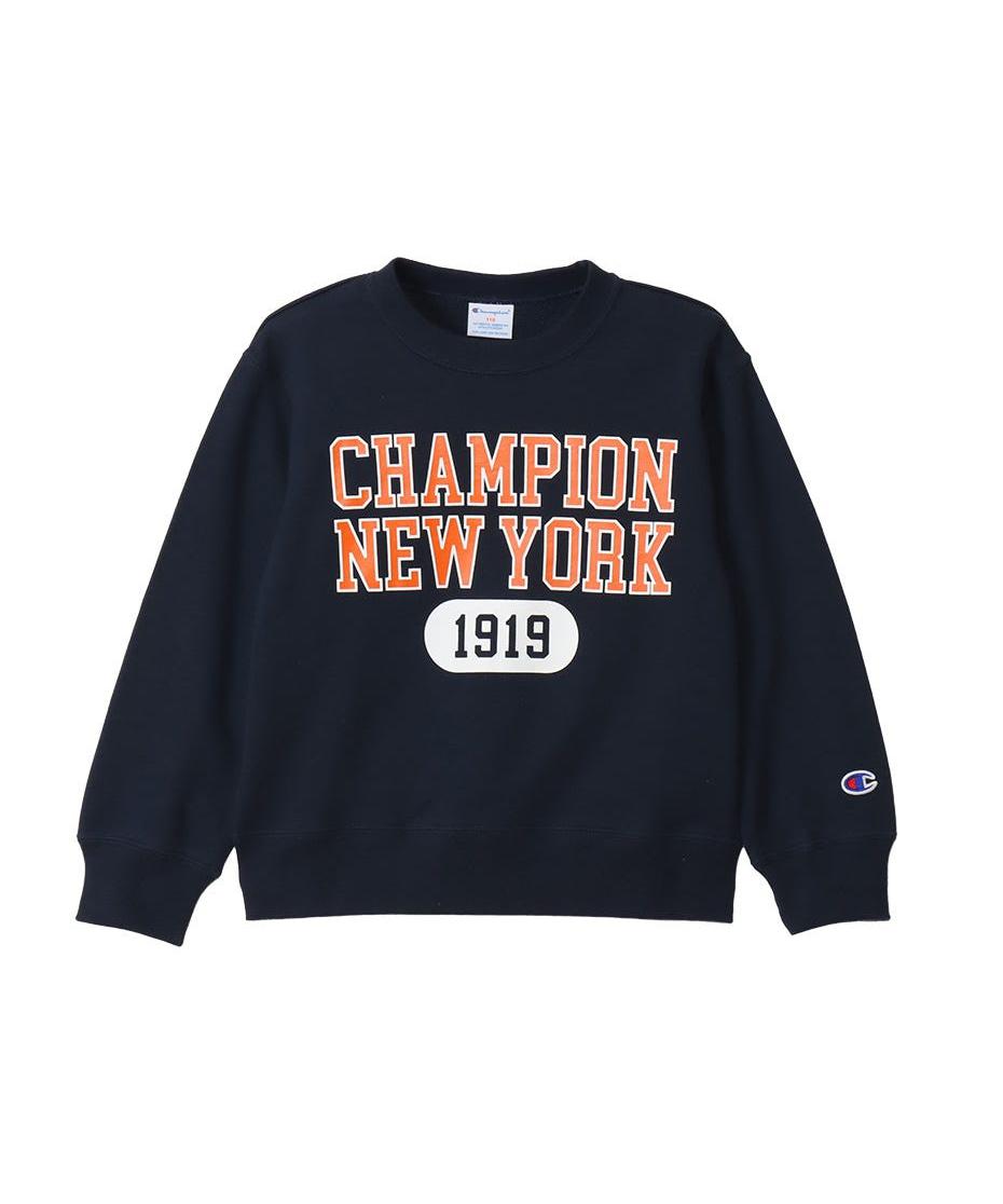 《セール》【公式】チャンピオン Champion キッズ クルーネックスウェットシャツ 2...
