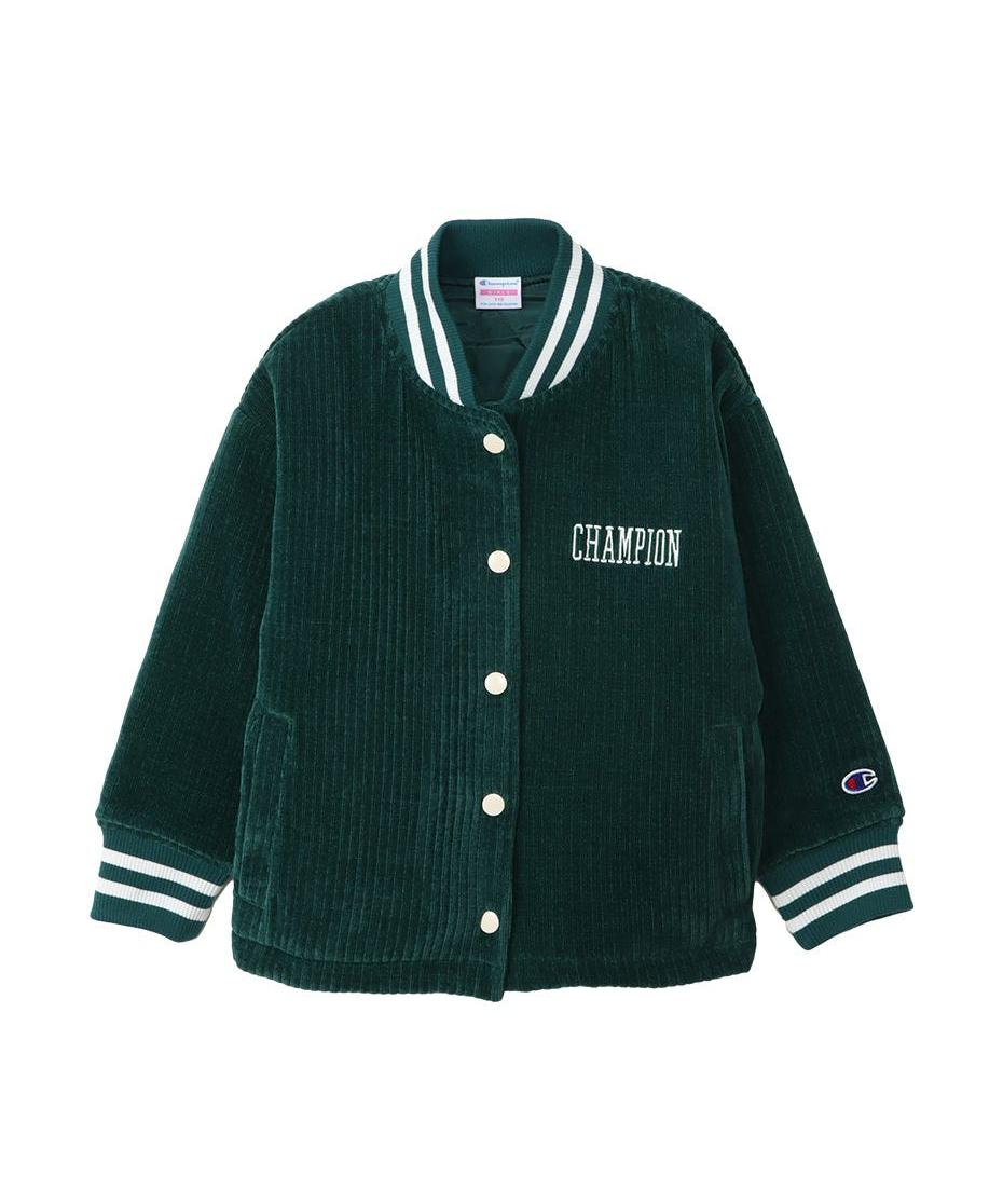 《セール》【公式】チャンピオン Champion ガールズ スナップジャケット 24FW ガールズカジュアル (CK-A608)★ キッズウェア 子供 子ども こども 子供服 キッズ服 championstore-10002095 Champion公式楽天市場店 サンプル画像2