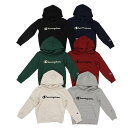 【公式】チャンピオン【30%OFFセール】Champion キッズ フーデッドスウェットシャツ 23FW ベーシック(CK-Y103)★子供 子ども こども 子供服 キッズ服 女の子 男の子 sweat スウェット ( トレーナー ) フード付き