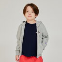 【公式】チャンピオン Champion キッズ ジップフーデッドシャツ 24SS ベーシック(CK-Z101) ★ 子供 子ども こども 子供服 キッズ 女の子...