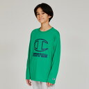 【公式】チャンピオン【30%OFFセール】Champion キッズ ロングスリーブTシャツ 25SS スクールボーイズ チャンピオン(CK-BS402)★ キッズウェア 子供 子ども こども 子供服 キッズ服 女の子 男の子