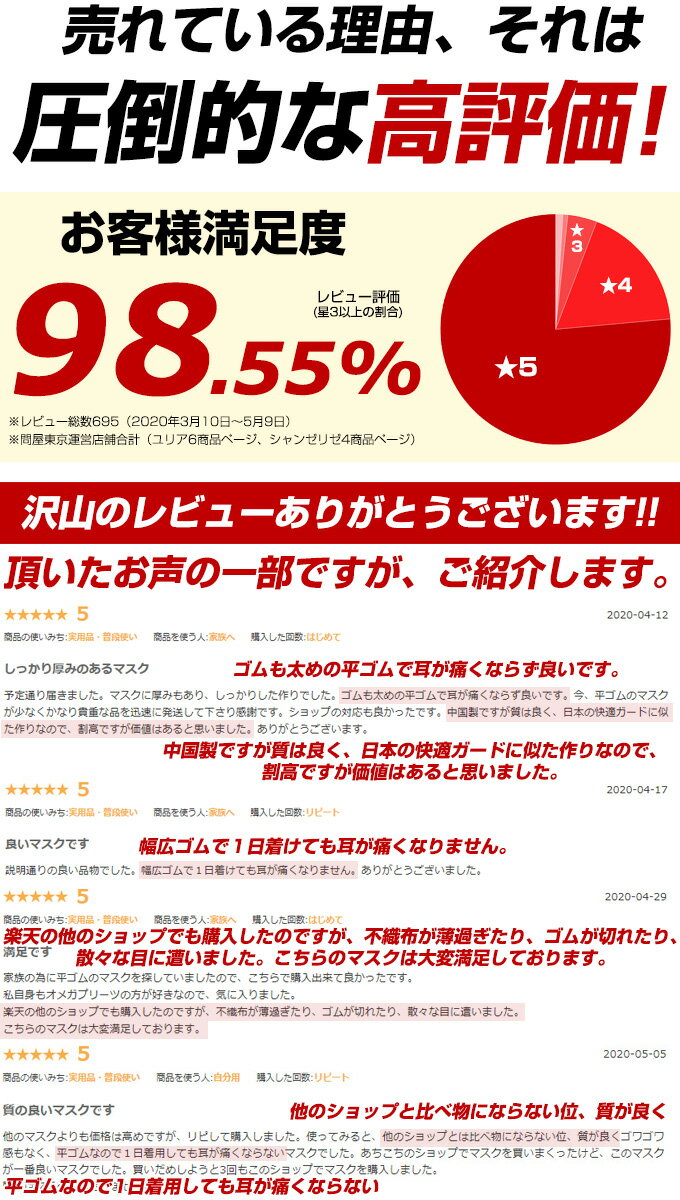 マスク 100枚 個包装 平ゴム オメガ プリーツ 即納 6mm幅 3層 国内発送 50枚 2箱 白 使い捨て レギュラー サイズ 大人 男女兼用 三層構造 平紐 平ひも 耳が痛くならない 痛くなりにくい オメガ形状 不織布マスク ホワイト 立体 大人用 送料無料 在庫あり あす楽