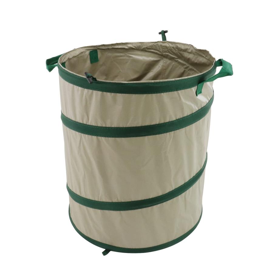 樂天商城 - イーバリュー(E-Value) ガーデンバケツ 小 45L 撥水加工・スプリング内蔵 EGB-4N カーキ