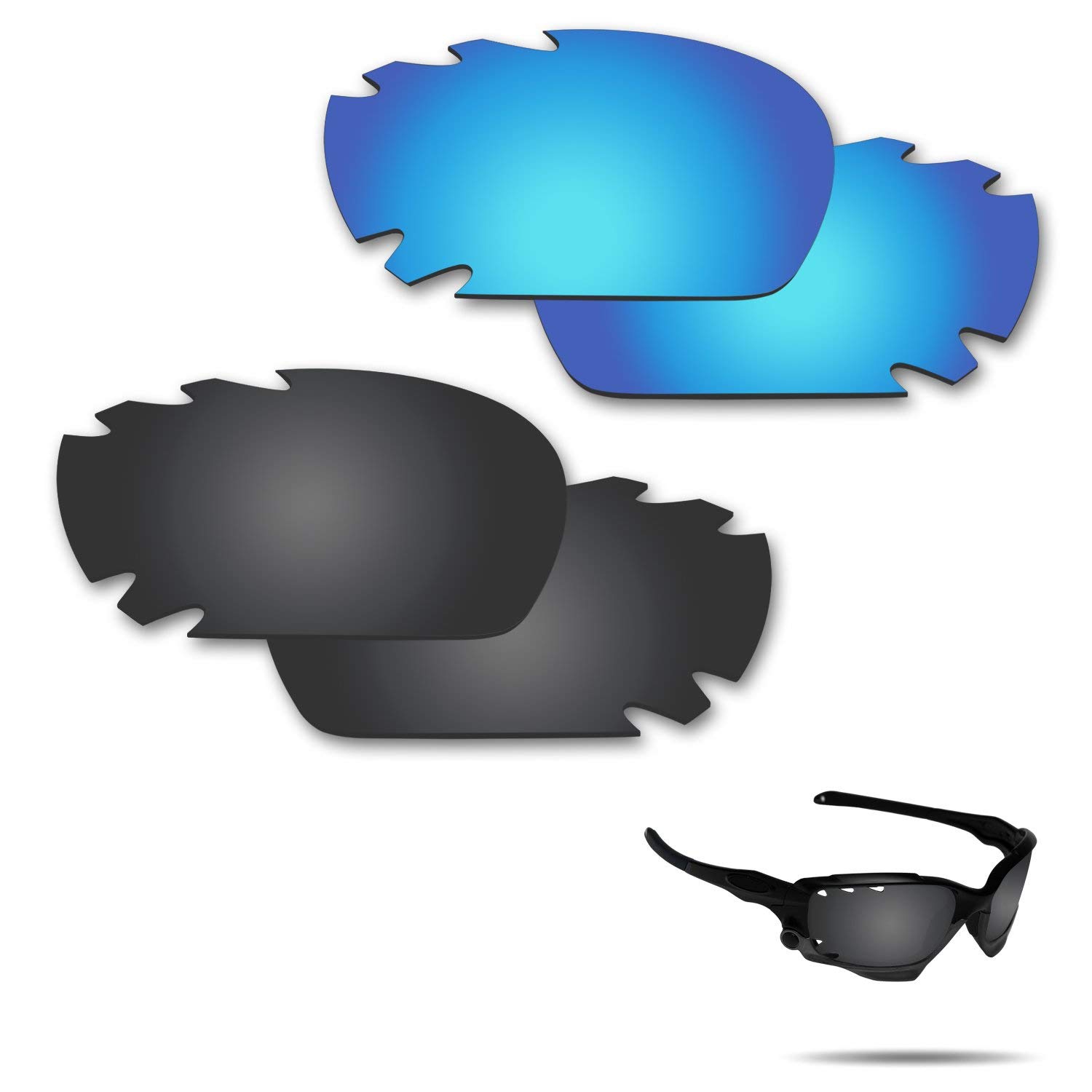 【2 pairs packed】 剥がれ防止 Oakley Jawbo...(4.0)