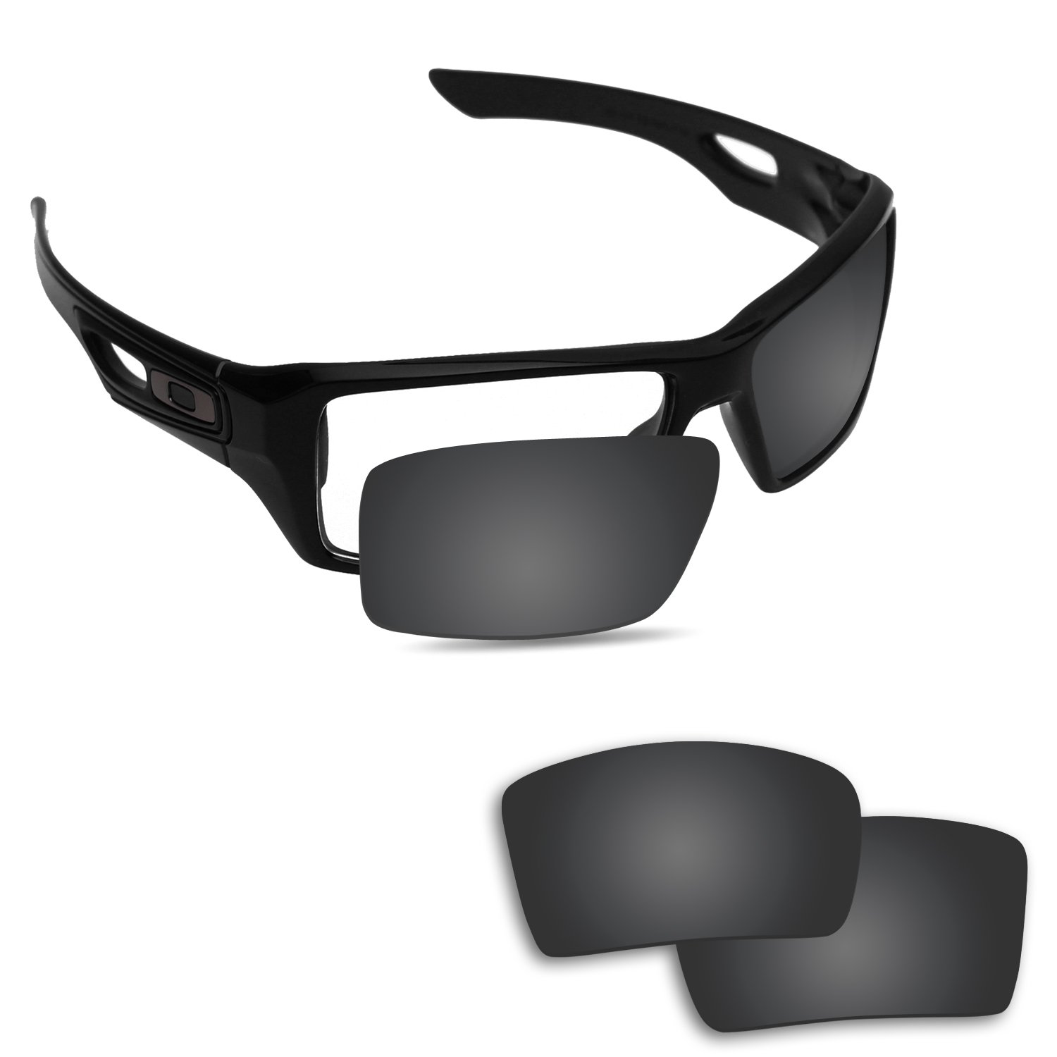 塩水防止 Oakley Eyepatch 2(Eyepatch 1) 交換用レンズ 偏光 マルチオプション